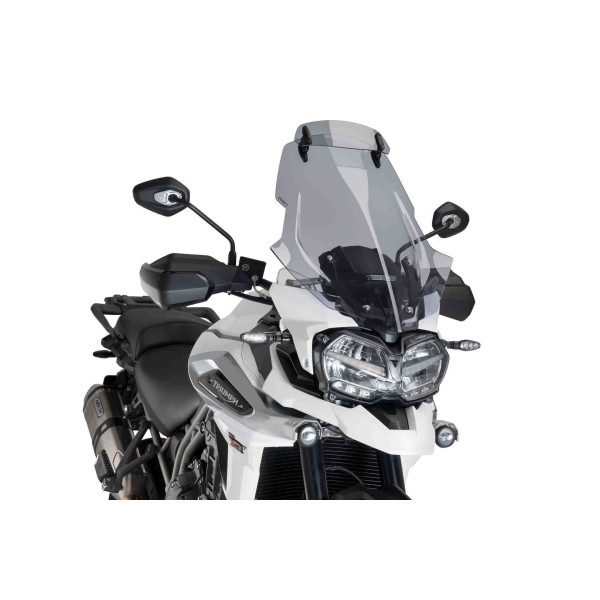 Puig Puig touring screen with visor | light smoke | triumph tiger explorer xc/xca/xcx/xr/xrt/xrx 2018>2020